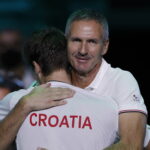Nino Serdarusic et son capitain Vedran Martic, Coupe Davis 2021