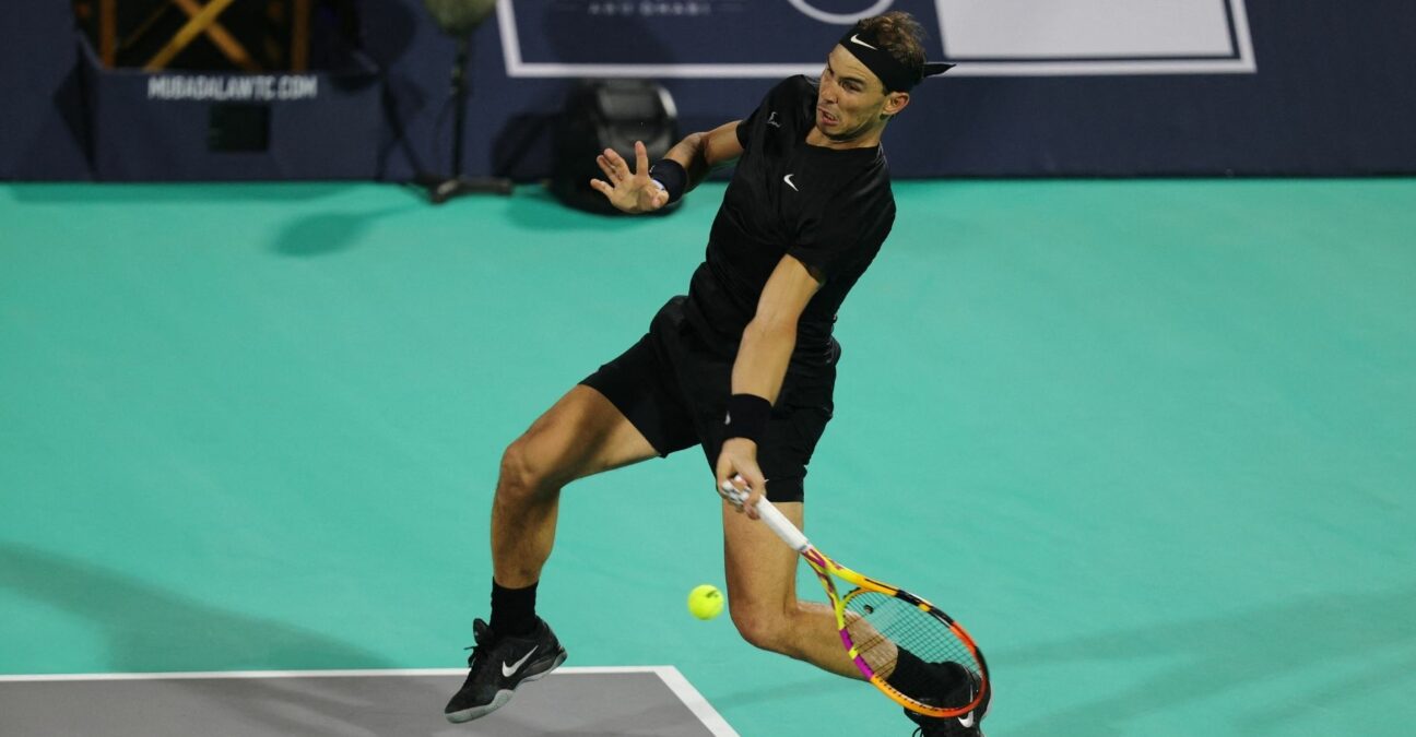 Rafael Nadal, Mubadala World Tennis Championship, Abu Dhabi, 2021