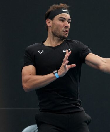 Spain's Rafael Nadal at the ATP Melbourne Summer Set