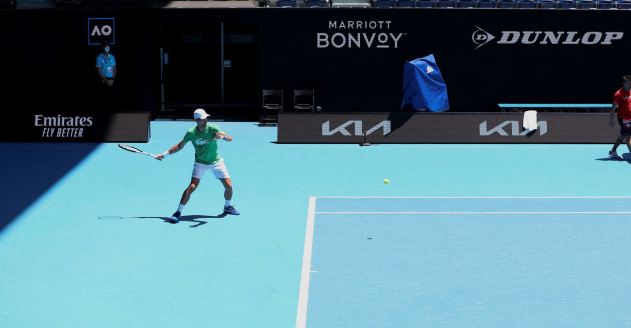 Novak Djokovic, Melbourne, 2021