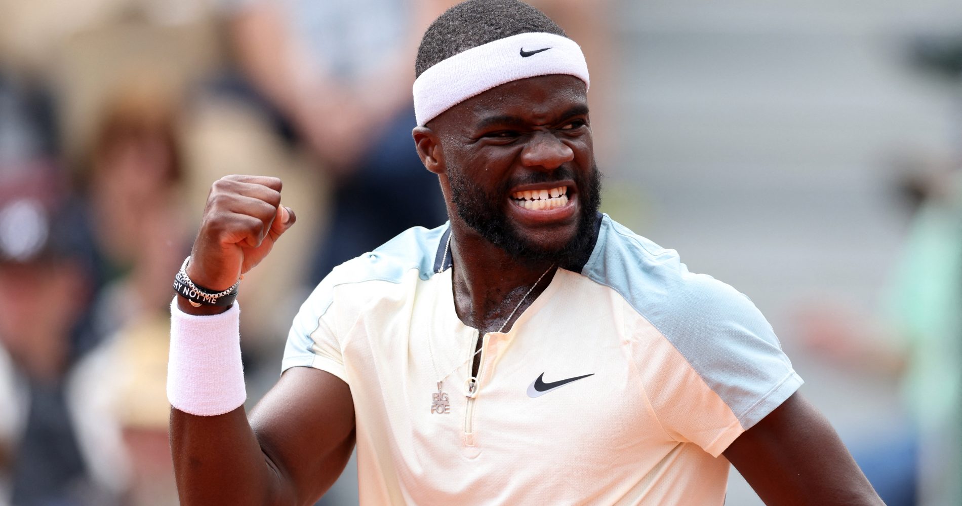 Tennis RolandGarros 2022 Tiafoe bat Bonzi