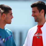 Carlos Alcaraz et Novak Djokovic, Madrid 2022