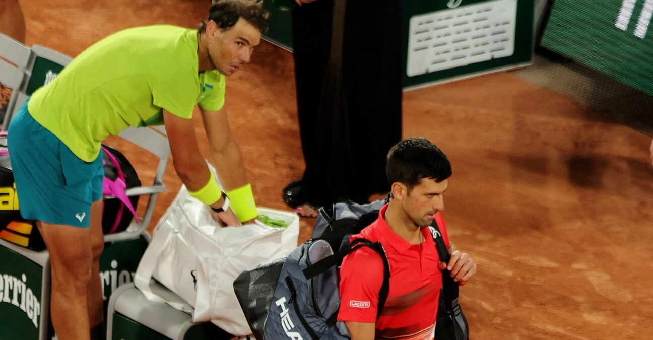 Rafael Nadal et Novak Djokovic, Roland-Garros 2022