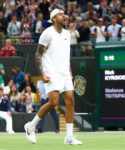 Nick Kyrgios après son succès contre Stefanos Tsitsipas, Wimbledon 2022